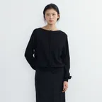 Soft Boatneck Cardigan (Black)