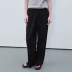 Cotton sheer banding pants [FRSP06PT02]_Black