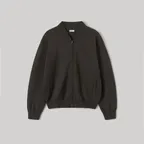 Aviator Knit Blouson (Dark Brown)