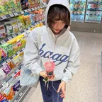 a mix hoodie zip-up (light grey)