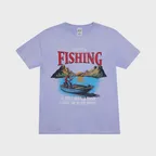 (U) FISHING JERRY TSHIRT (FADED ORCHID)