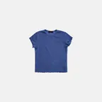 999 MINI DYED HALF TEE (INDIGO)