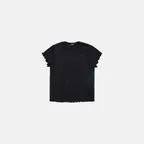 999 MINI DYED HALF TEE (BLACK)