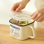 스누피와 형제들 법랑 사각저그 1.5L