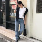 [기장선택] Liberty denim (middle blue)