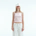 STRIPE LOGO SLEEVELESS (PINK)