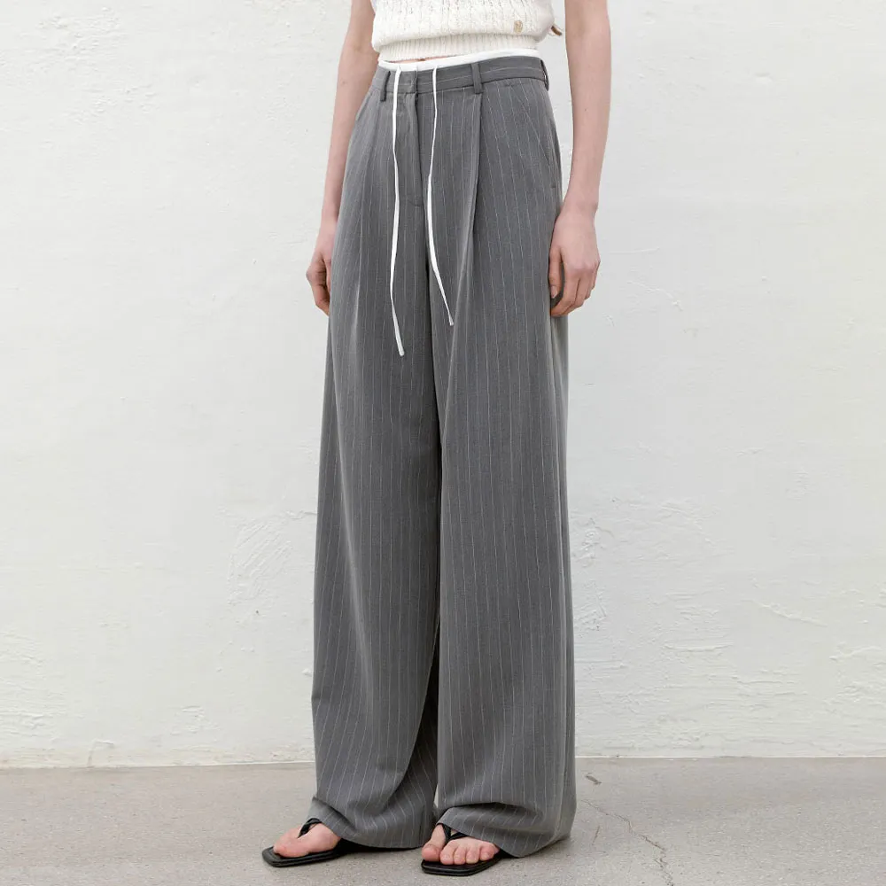 [29CM 단독][제제로 PICK] MIA DOUBLE WAIST STRIPE PANTS (PT-5643)