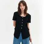 하나 노카라 트위드 자켓 / HANA NO COLLAR TWEED JACKET_2colors