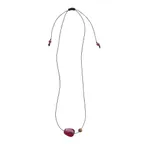 Macrame Necklace Red