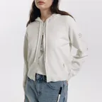 a blink hoodie knit (ivory)