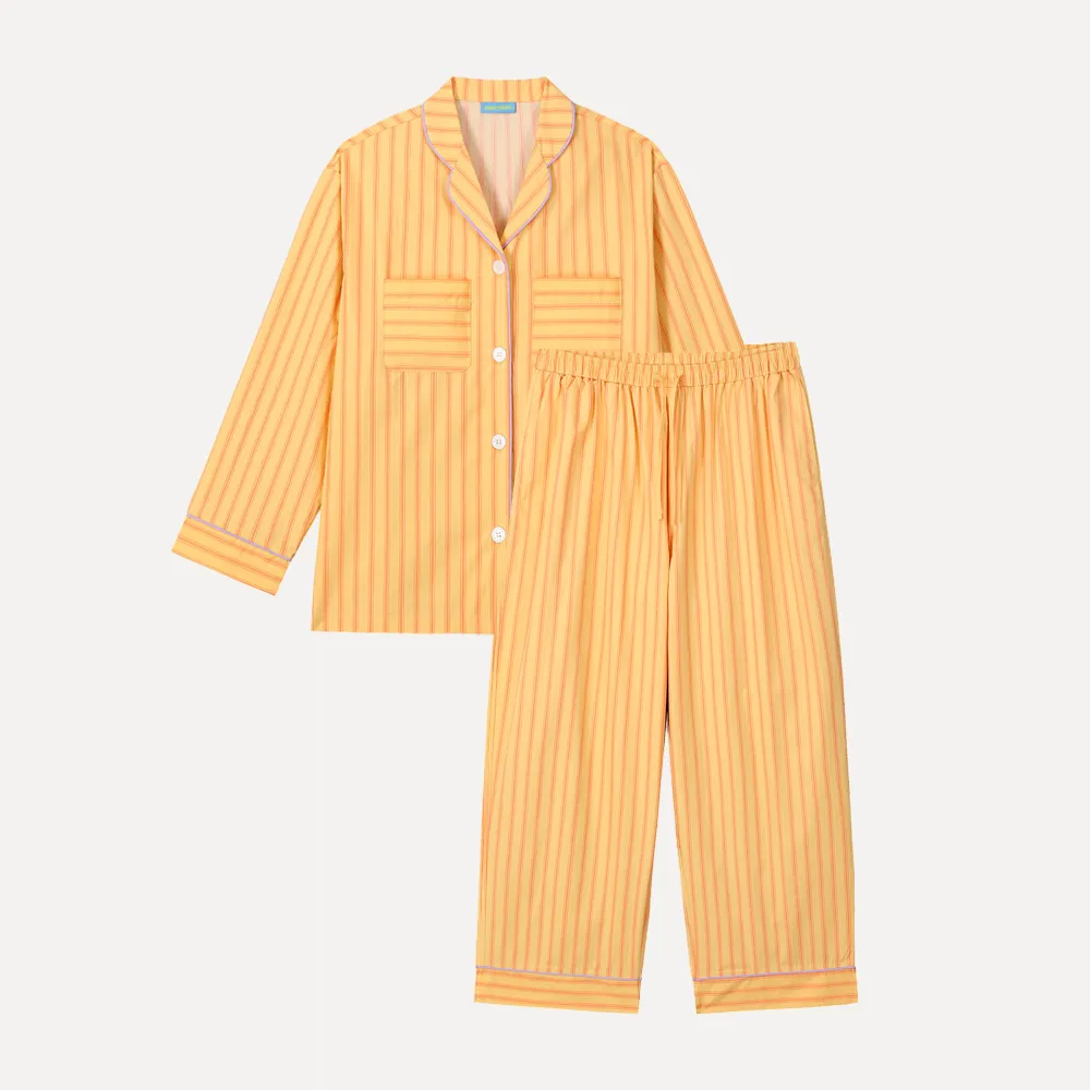 나른 브레즘 코튼 롱파자마 세트