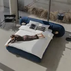 에덴느 아르떼 패브릭 호텔 침대 (SS,D,Q,K,LK,EK,CK / 매트리스 미포함)