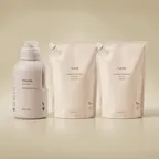 러베 비건 세탁세제 1L/섬유유연제 1L 1개 + 리필 1.3L 2개