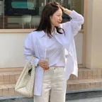 [10차][네이비 추가] 4 color_컬업 네크 자수 반팔 티셔츠