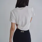 BACK LABEL LOGO LEGGINGS (BLACK)