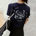 PIPE DREAM MINI T-SHIRT_NAVY [LW265TS05NV]