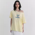 Love is motion half tee (yellow)