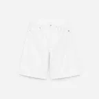 (W) 롱 데님 쇼츠 (1148509-005) (화이트)