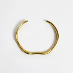  Trace open 18k bangle