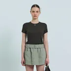 LIV H/S T-SHIRT (BROWN)