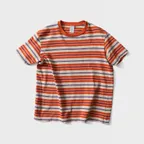 TG2-TS01 멀티 스트라이프 티 - [오렌지]