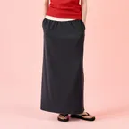 [ROUTINE] YORK BANDING SKIRT_CHARCOAL