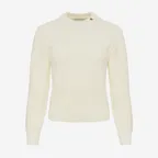 W WOOL LOGO CREW NECK SWEATER - IVORY