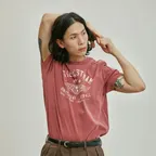 1924 WINGS PIGMENT T-SHIRT BURGUNDY