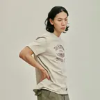 1924 WINGS PIGMENT T-SHIRT BEIGE