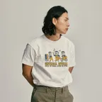 POSTDOG GRAPHIC SLUB T-SHIRT WHITE