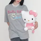 RAIVE X HELLO KITTY Stamp Graphic T-shirts VW6ME004_2color