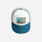 WAVE COAST TRUCKER CAP (TURQUOISE)
