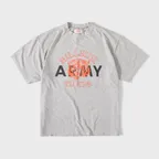 VINTAGE ARMY TIGERS T-SHIRT. Orange