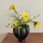 [EPOK 에포크] 치자 블랙 도자기 화병 (H15cm)