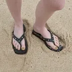 Studded Flip-Flop Black