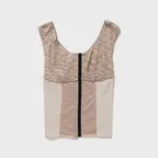 (W) HOOK-AND-EYE JERSEY TOP (BEIGE)