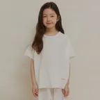 [Kids]Bubble Round Half T-Shirt_IVORY(WB6TP44)