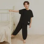 [Kids]Bubble Round Half T-Shirt_BLACK(WB6TP44)
