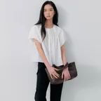 MONO PUFF BLOUSE - WHITE