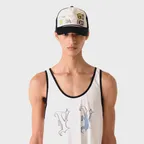 YY PHONETIC TRUCKER CAP (BLACK)