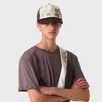 YY PHONETIC TRUCKER CAP (BROWN)
