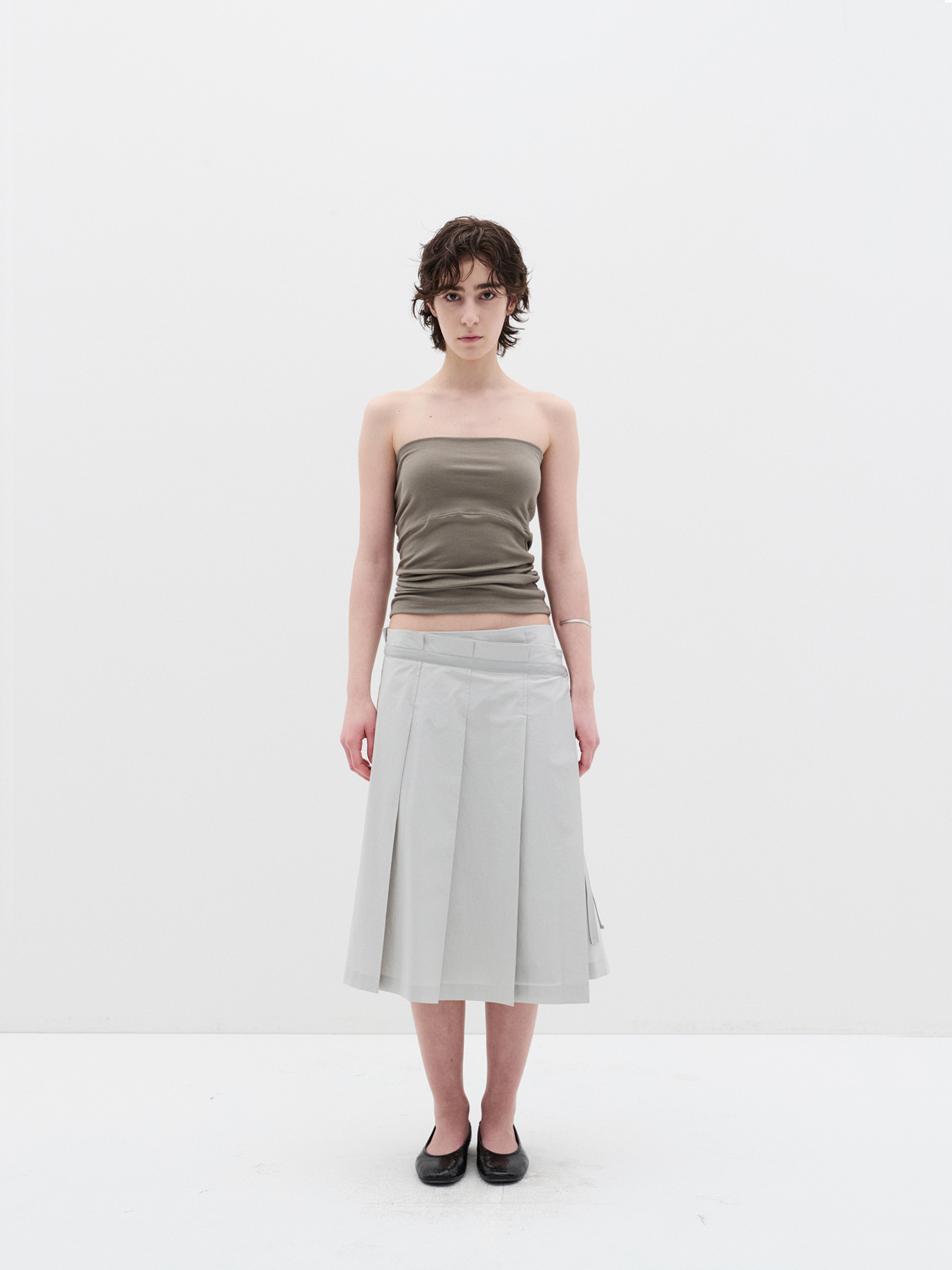 Label Kelsey Overlay Wrap Skirt Belt Vintage Ann Demeulemeester Black & Silver Snap Belt Wrap  main image 2