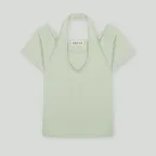 [슈멍 X 29EDITION] Layered halter neck t-shirt [FRSP08TS07]_Mint