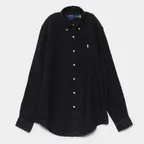 커스텀핏 리넨 셔츠 (BLACK)