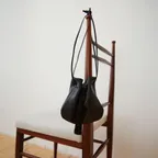Tassel Drawstring Bag (Black)
