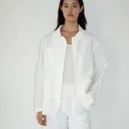 Breeze Cotton Work Jacket (White)