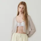 Alpaca Cover Bolero (Gray)