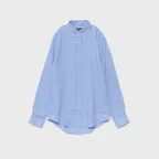 커스텀핏 리넨 셔츠 (BLUE)