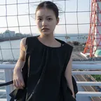moss short vest (black)