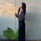 [루피타 PICK] WOMAN 이지 밴딩 맥시 스커트 [BLACK] / GF2LSK514